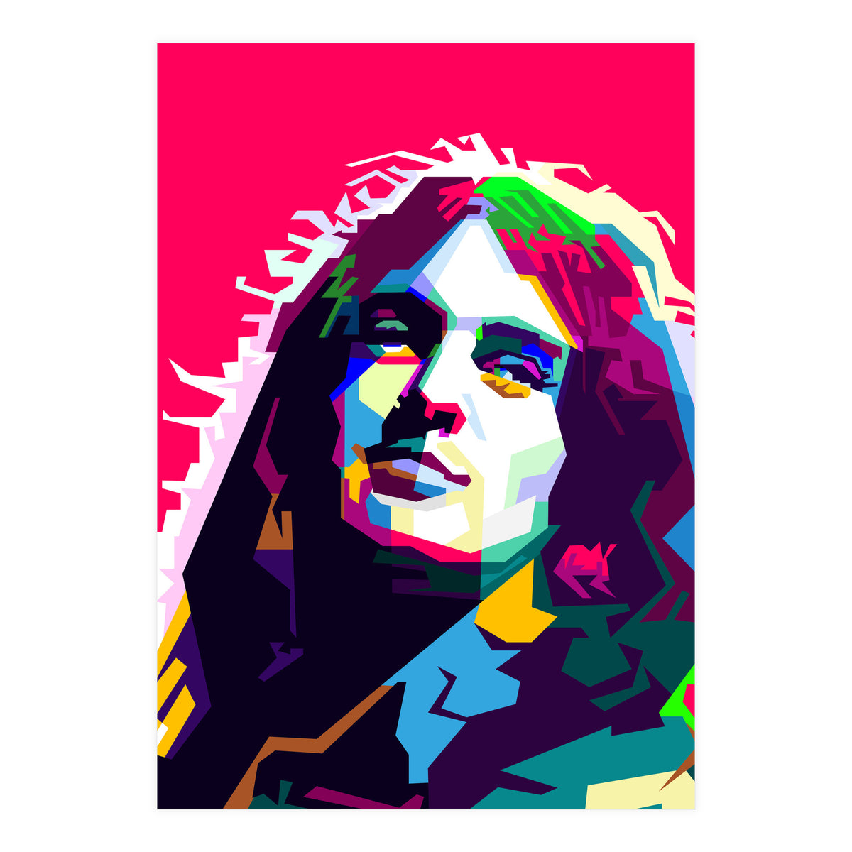 Ian Gillan Hard Rock Singer WPAP Trending Now (Print Only)