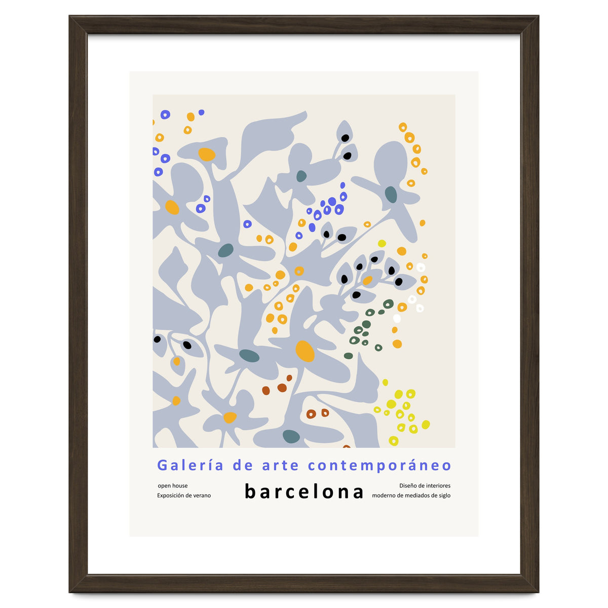 Contemporary art gallery Barcelona design and interior