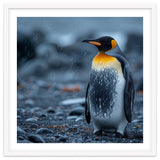 King Penguin Standing In The Rain thumbnail