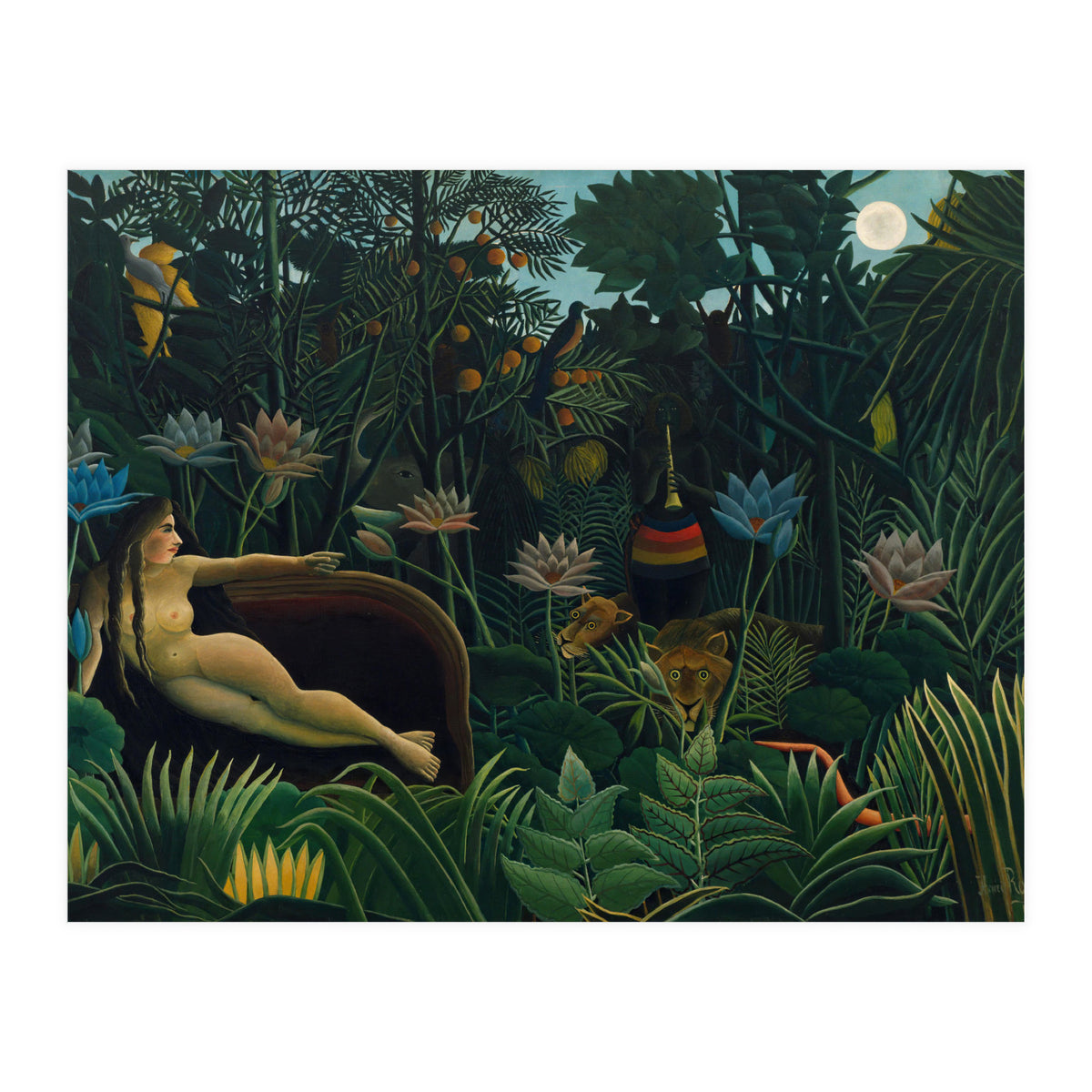 Le Rêve / The Dream. Date/Period: 1910. Painting. Oil on canvas. Height: 204.5 cm (80.5 in); Widt... (Print Only)