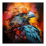 Vibrant Eagle Portrait Abstract Colorful Splatter Art (Print Only) thumbnail