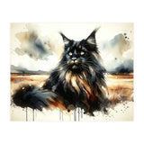 Mystical Black Cat In The Wild (Print Only) thumbnail