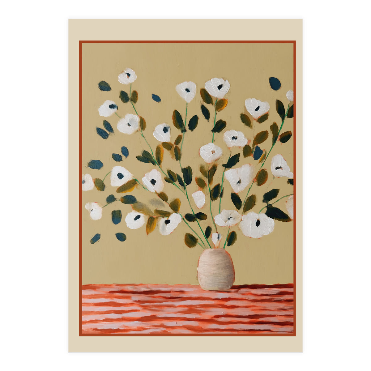 White Flowers (Print Only)