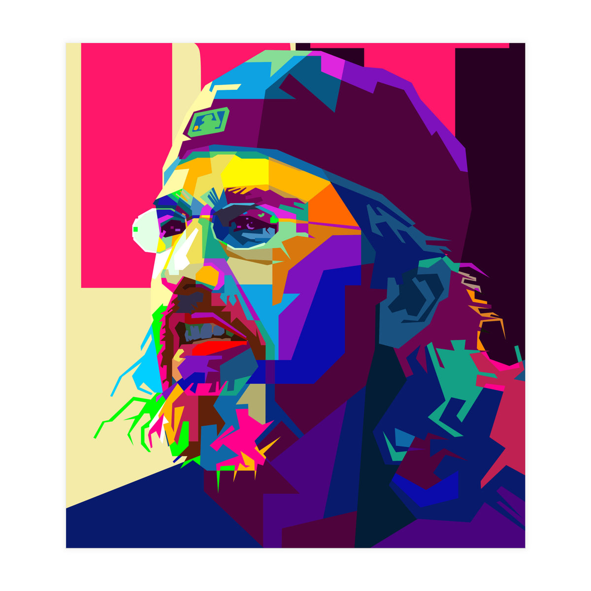 Mike Portnoy Drum Musician Pop Art WPAP (Print Only)