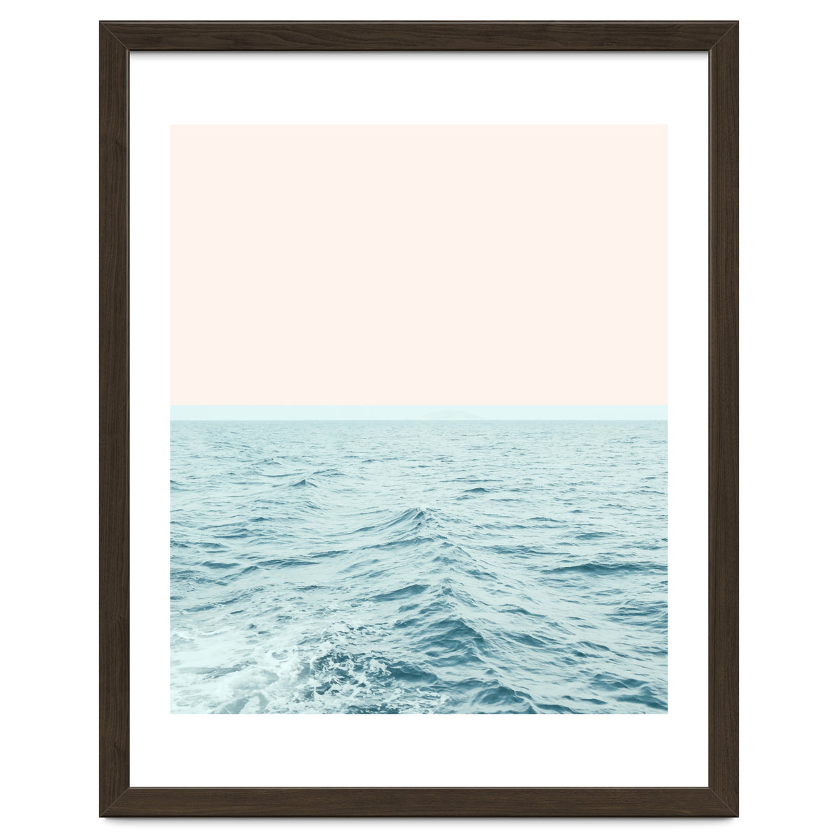 Sea Breeze, Minimal Nature Ocean Photography, Scenic Landscape Pastel Luxe Sea