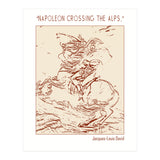 “napoleon Crossing The Alps,” – Jacques Louis David (Print Only) thumbnail