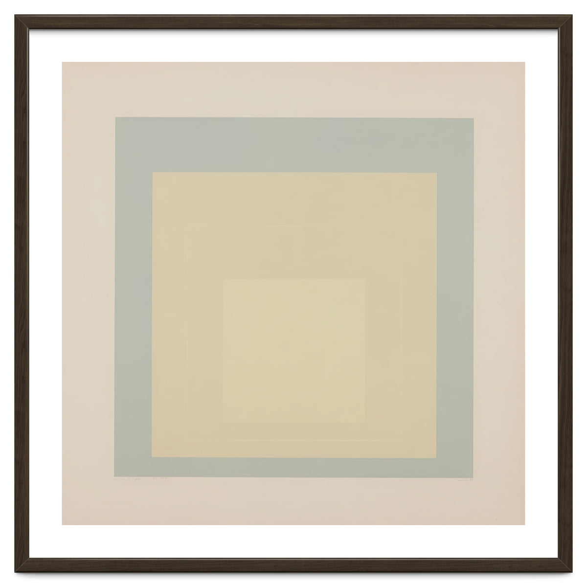 JOSEF ALBERS - HOMAGE TO THE SQUARE