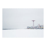 Amusement park in the winter seascape (Print Only) thumbnail