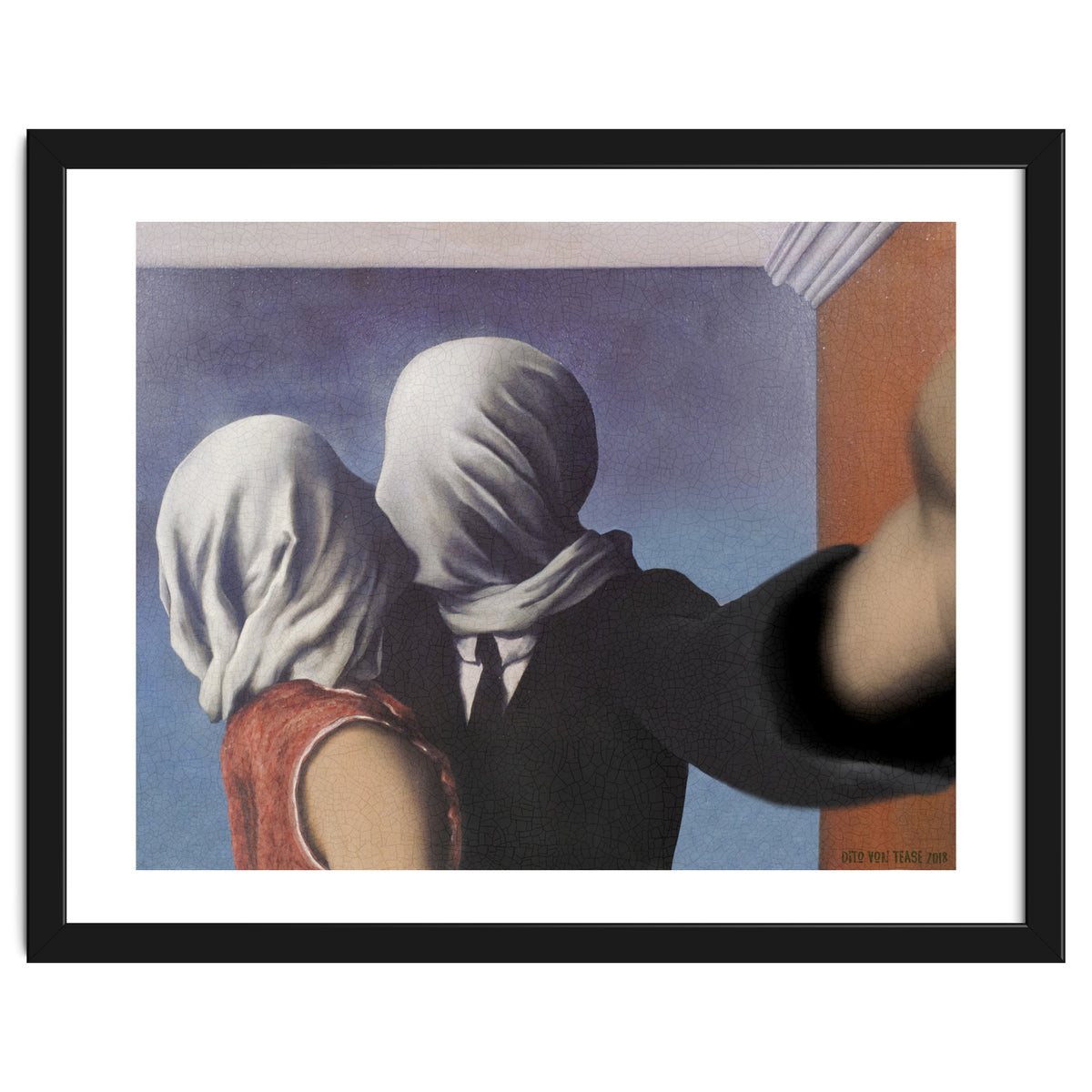 Lovers - Magritte - Selfie