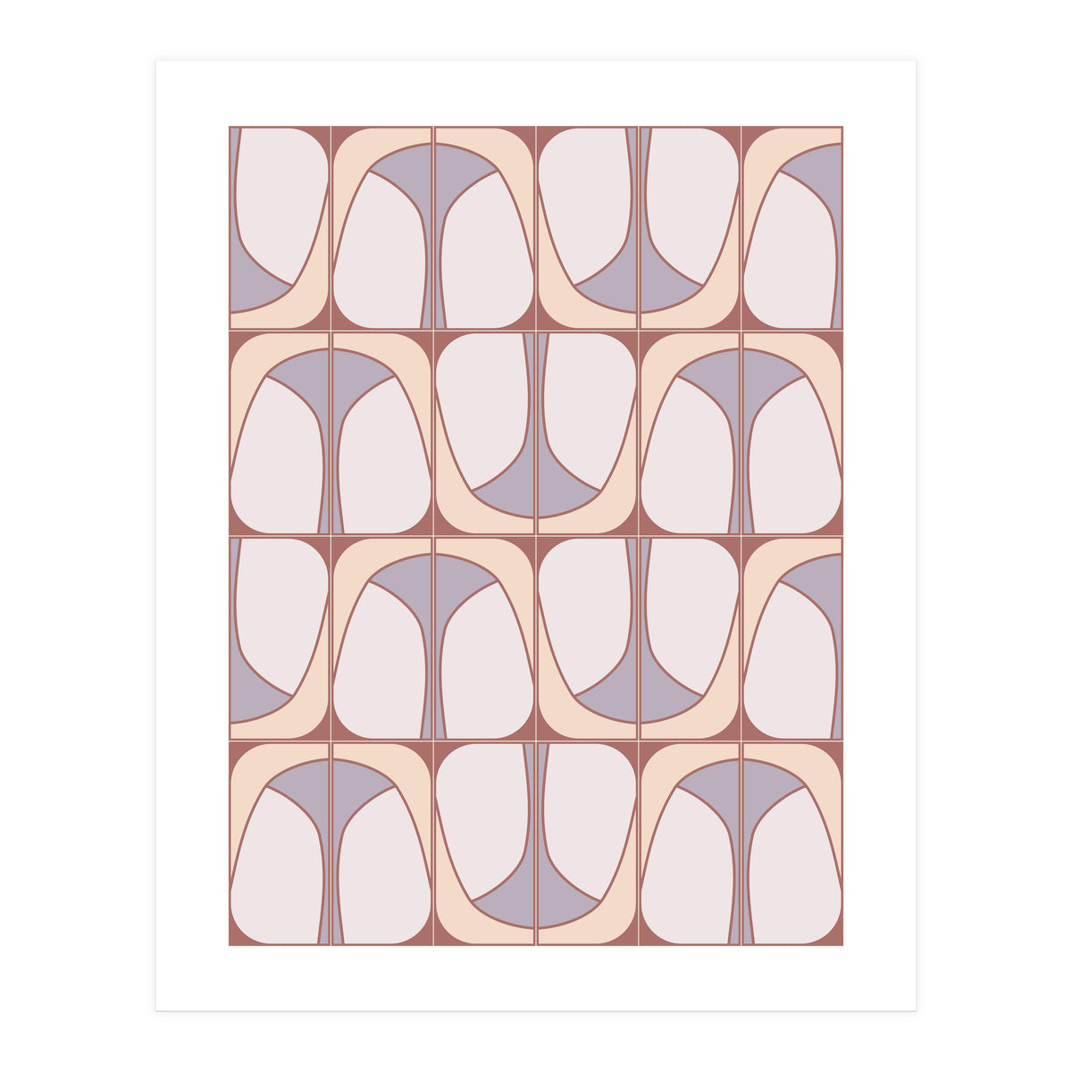 Romantic Deco Mixed Tiles (Print Only)
