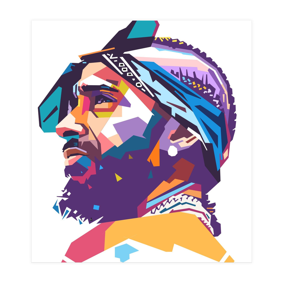 Nipsey Hussle pop art portrait (Print Only)