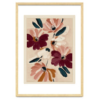 Blush And Wine Blossoms I