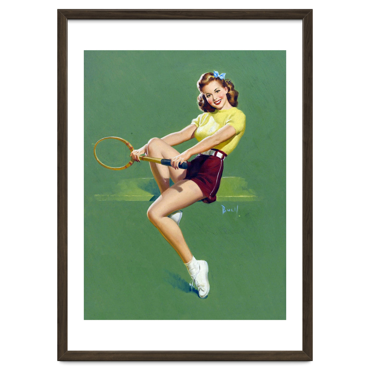 Pinup Tennis Player