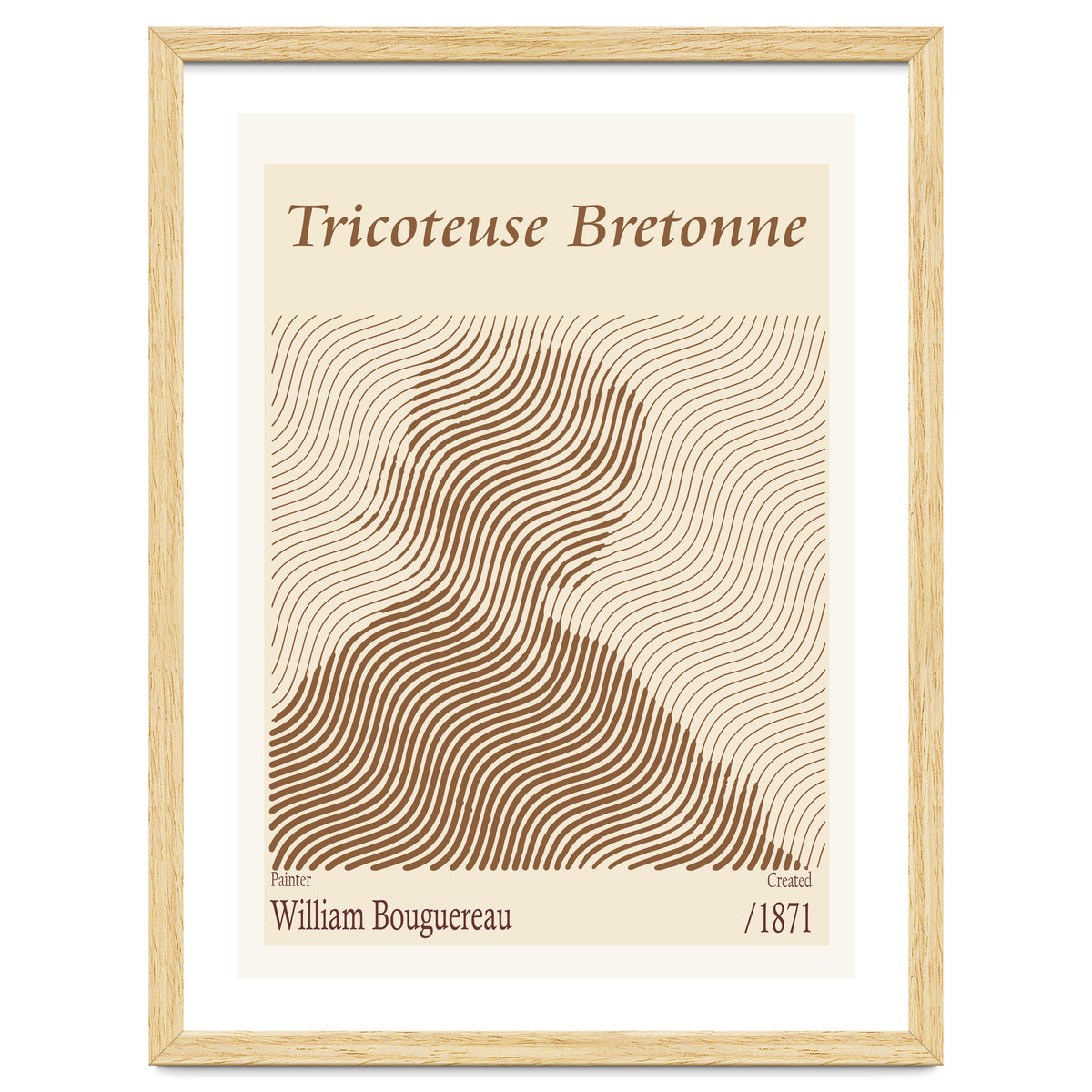 Tricoteuse Bretonne William Bouguereau (1871)