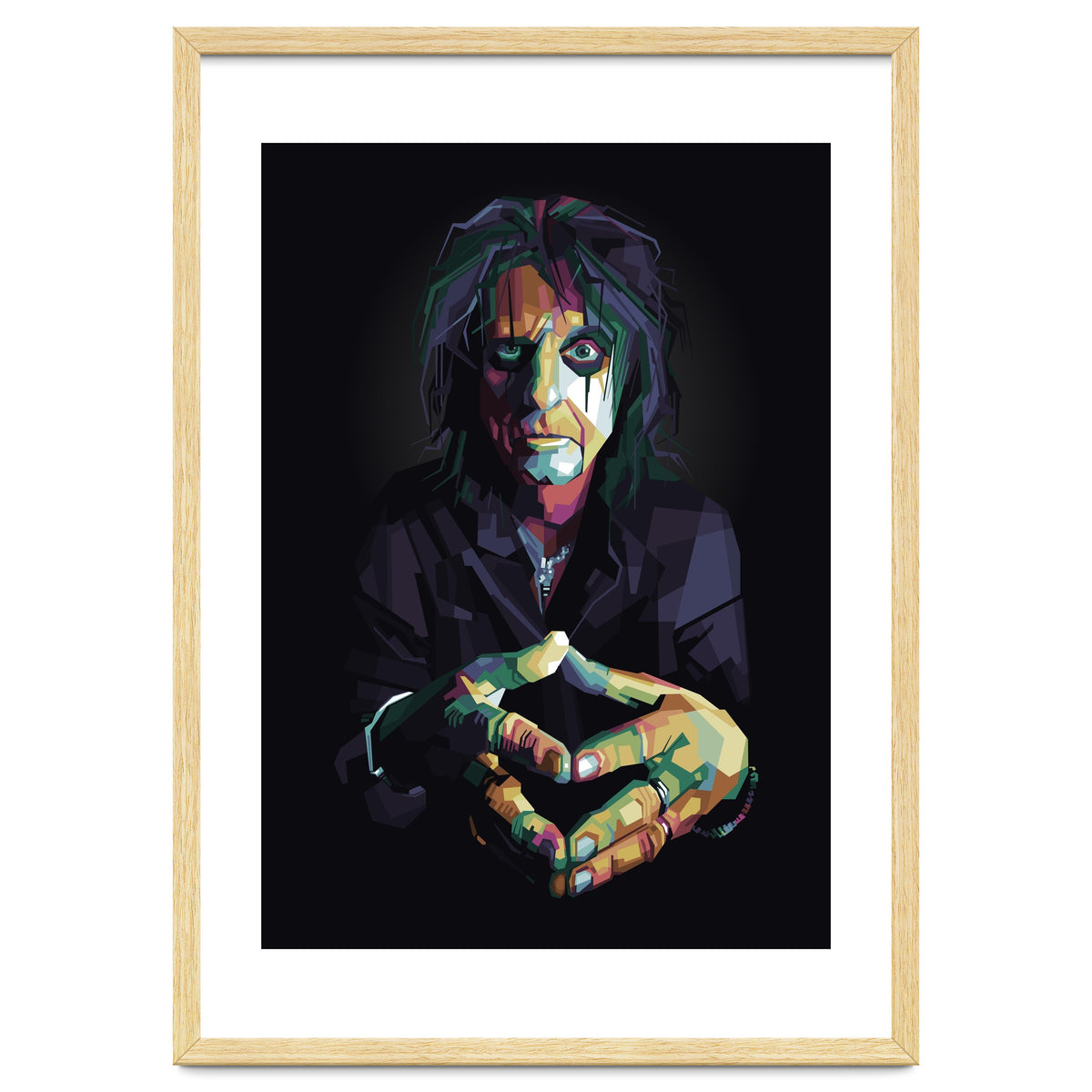Alice Cooper Pop Art WPAP