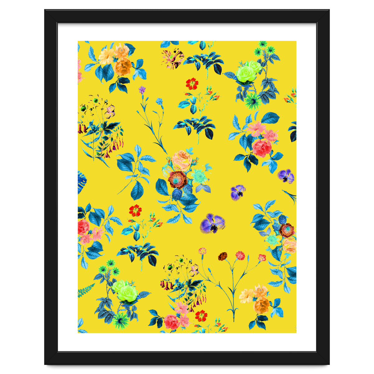 Floral Shower || #society6 #decor #buyart