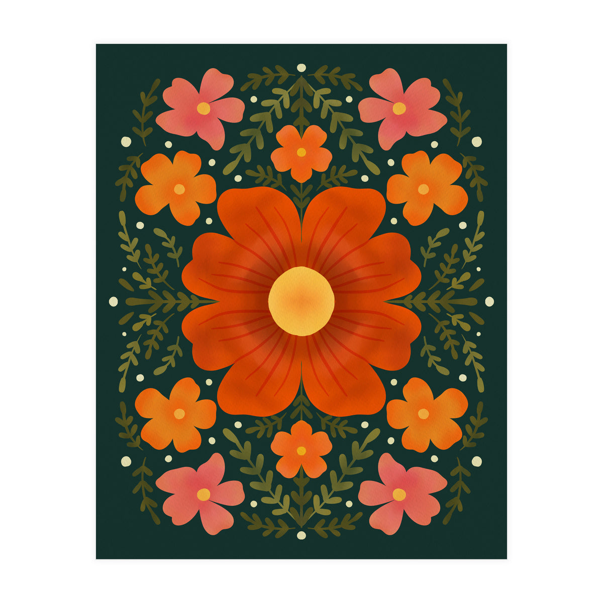 Red Flower (Print Only)