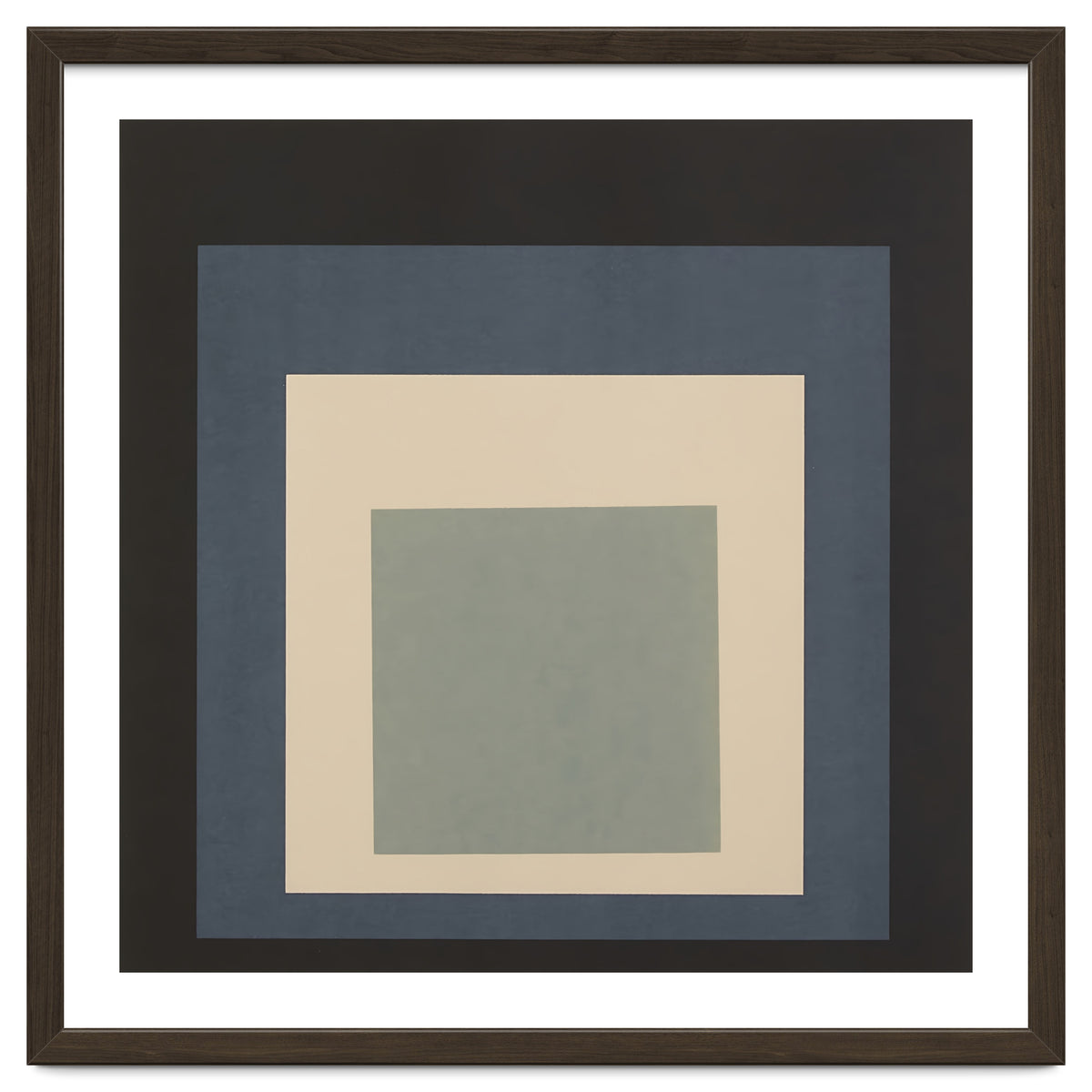 JOSEF ALBERS - HOMAGE TO THE SQUARE BEIGE GREY BLACK HIGH RESOLUTION