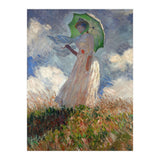 Claude Monet / 'The Woman with a Parasol', 1886, Oil on canvas, 131 × 88 cm. SUZANNE HOSCHEDE. (Print Only) thumbnail