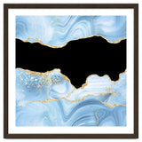 Blue & Gold Glitter Agate Texture 03 thumbnail