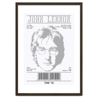 Receipt Art John Lennon