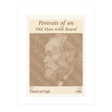 Portrait Of An Old Man With Beard – Vincent Van Gogh (1885) (Print Only) thumbnail