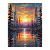 A Cybernetic Sunset Reflecting the Symbiosis (Print Only) thumbnail