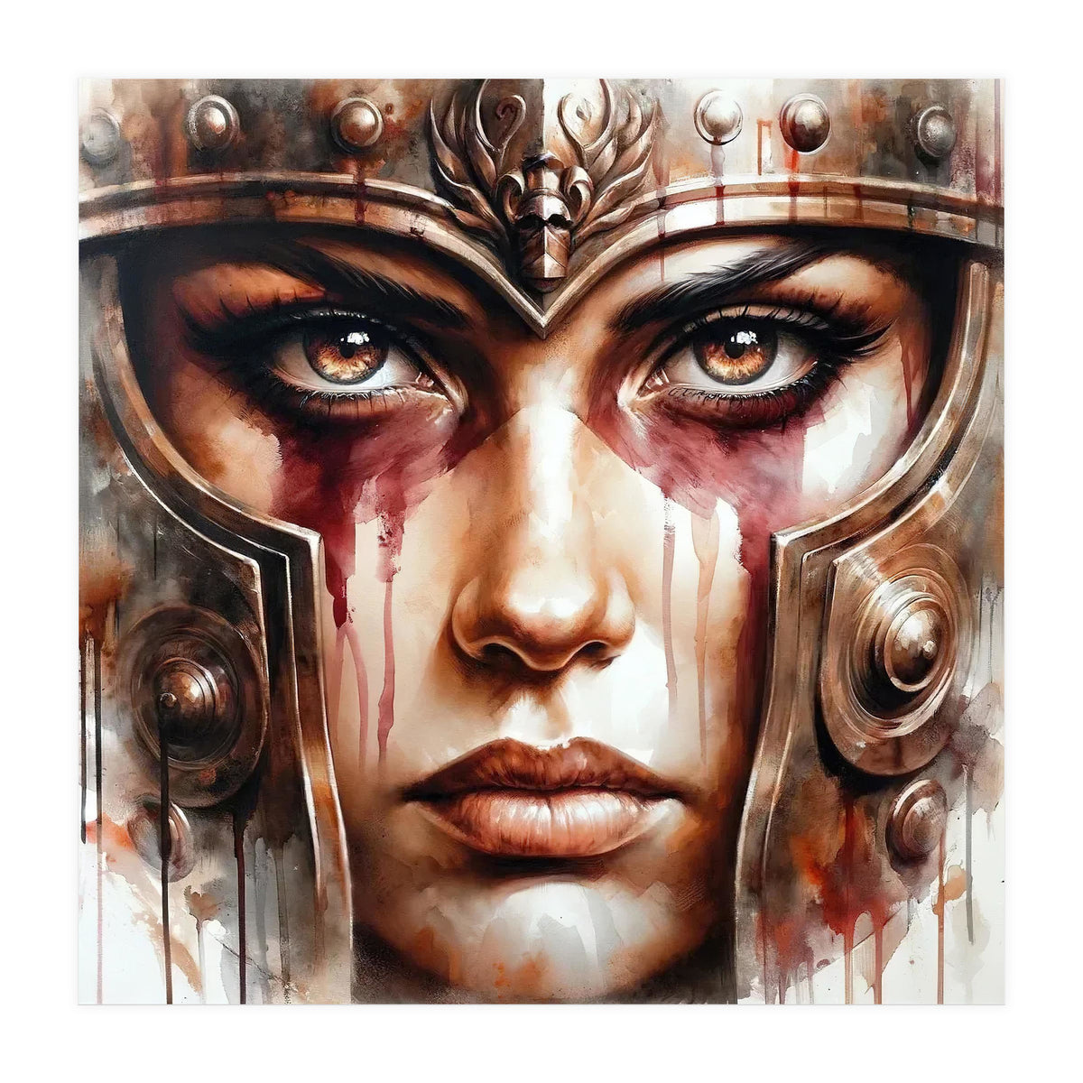 Iron Helm Warrior Queen (Print Only)