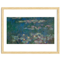 Les Nympheas, green reflections-water lillies, green reflections. Canvas. Inv. 20102.