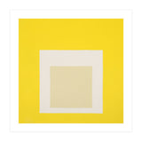 JOSEF ALBERS - HOMAGE TO THE SQUARE YELLOW WHITE (Print Only) thumbnail