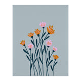 Orange and Pink Flowers (Print Only) thumbnail