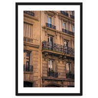 Street Photography - Haussmanian Facade, Paris