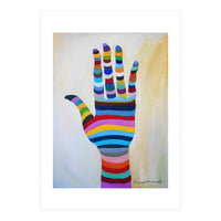 Mano Arco Iris (Print Only)