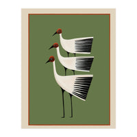 Striped Bird Trio I (Print Only)