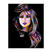 Taylor Swift Colorful Art 2 (Print Only)