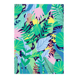 Wild Garden | Eclectic Contemporary Boho Jungle | Forest Meadow Botanical Nature Plants (Print Only) thumbnail