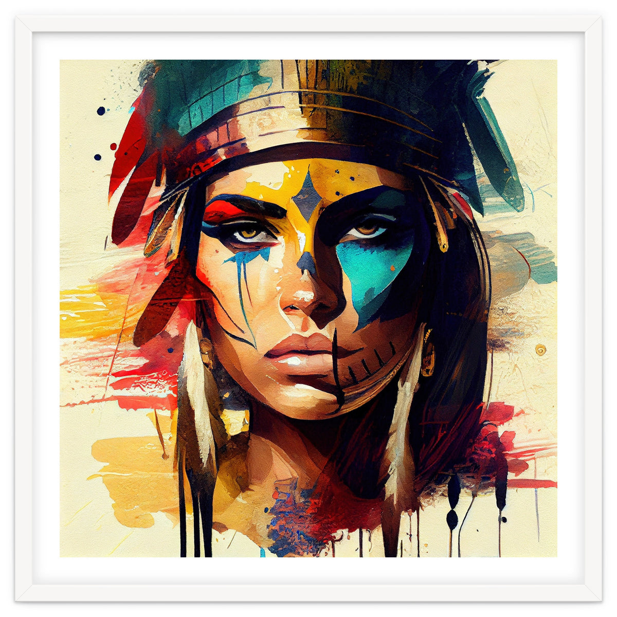 Powerful Egyptian Warrior Woman #1