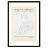 Portrait of Count Honoré de La Riboisière – Antoine-Jean Gros (ascii art) thumbnail