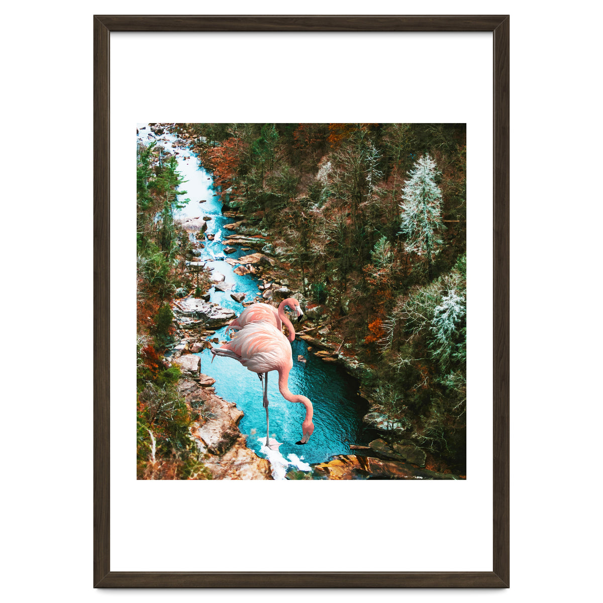 Flamingo Forest #society6 #decor #buyart