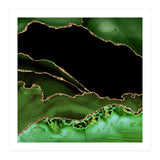 Green & Gold Agate Texture 14 (Print Only) thumbnail