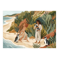 Penguin Friends By The Sea (Print Only)