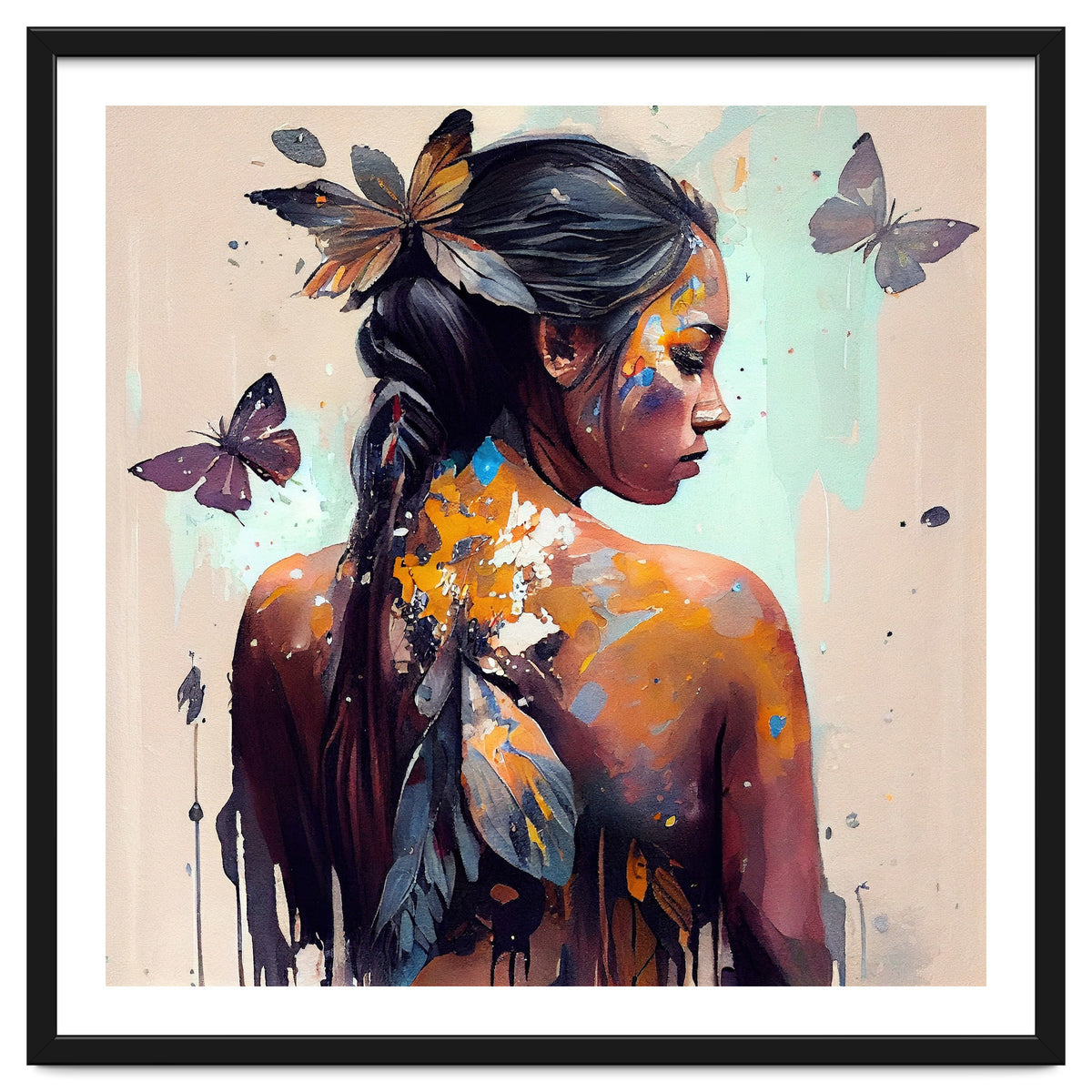 Powerful Butterfly Woman Body #2