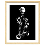 Rahsaan Roland Kirk Jazz Music Legend in Grayscale thumbnail