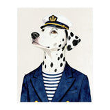 Dalmatian dog As captain (Print Only) thumbnail