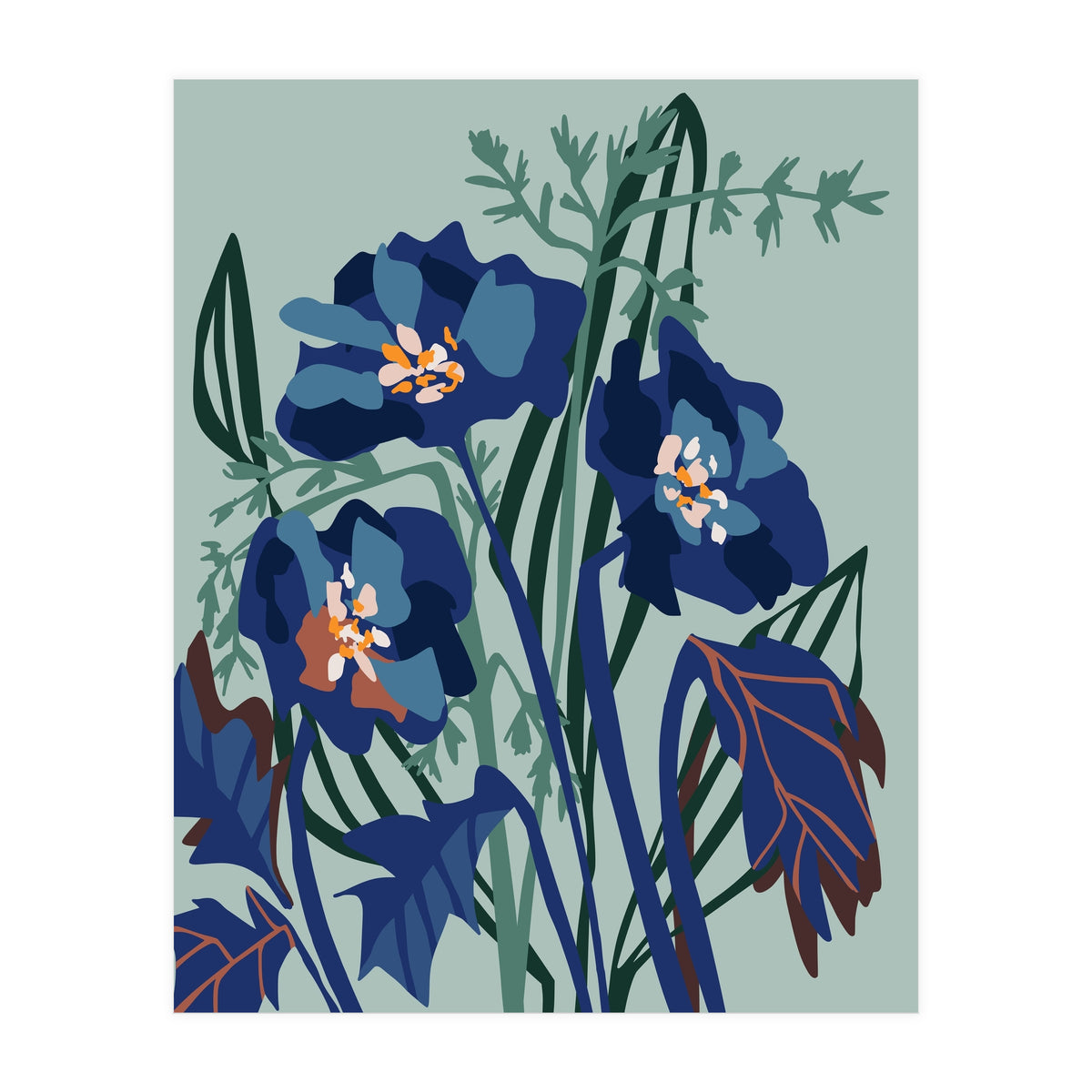 Wild Flowers Light (Print Only)