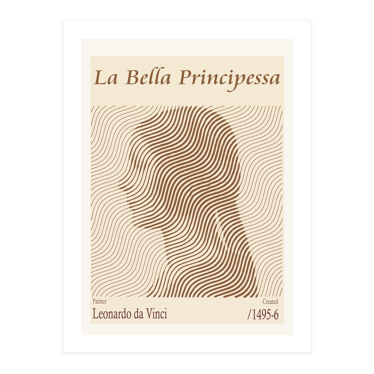 La Bella Principessa – Leonardo Da Vinci (1495 6) (Print Only)