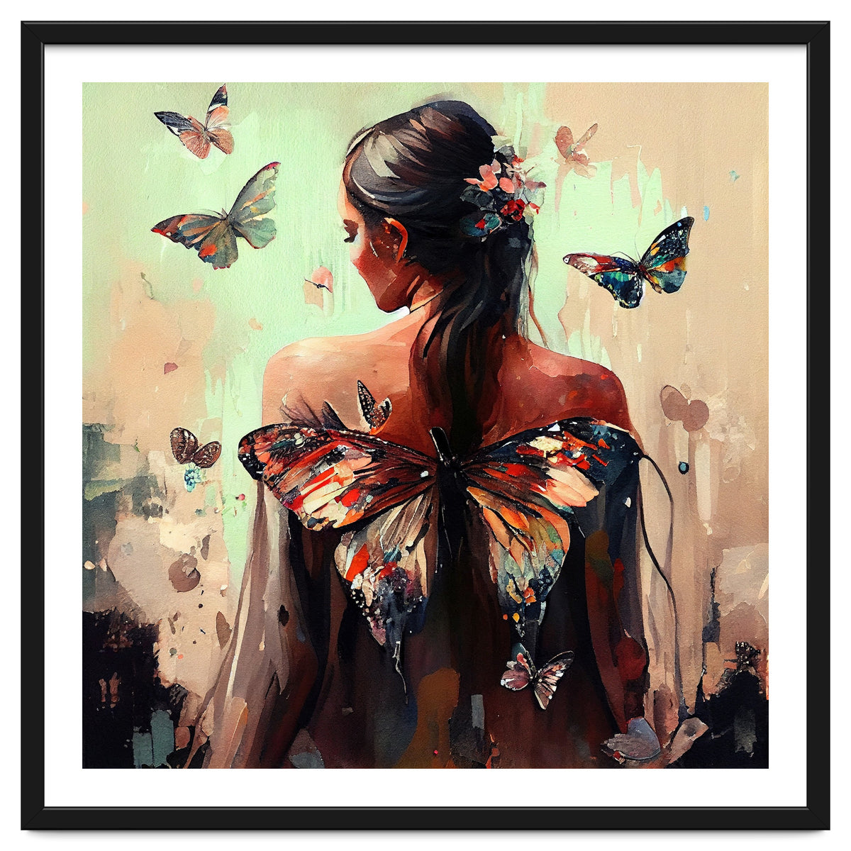 Powerful Butterfly Woman Body #3