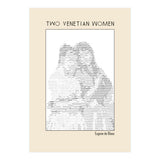 Two Venetian Women – Eugene de Blaas (ascii art)  (Print Only) thumbnail