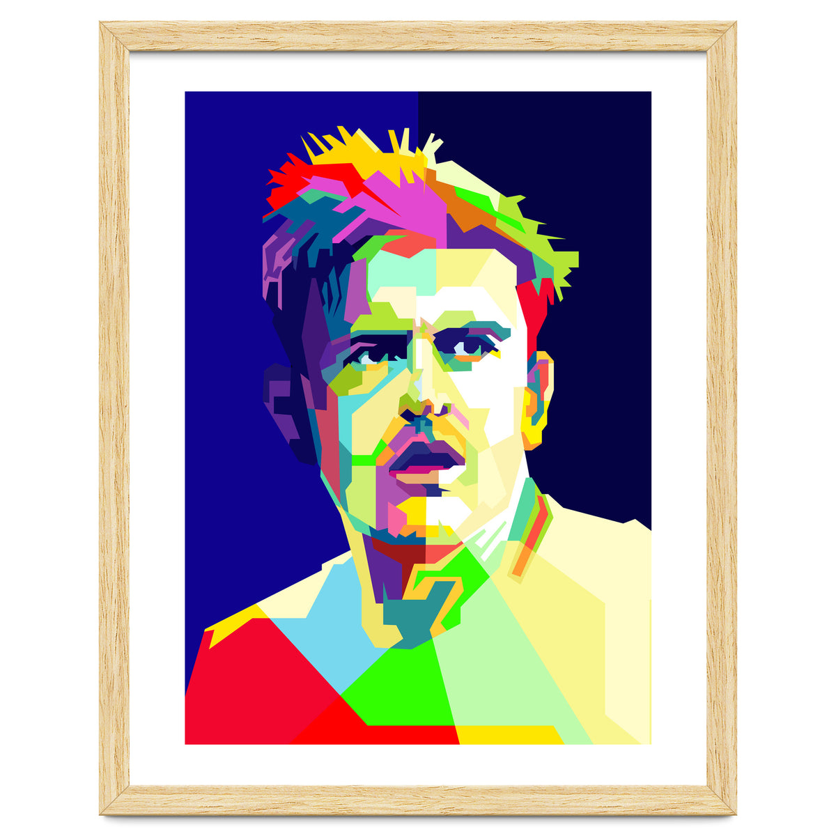 Harry McGuire English Football Pop Art WPAP