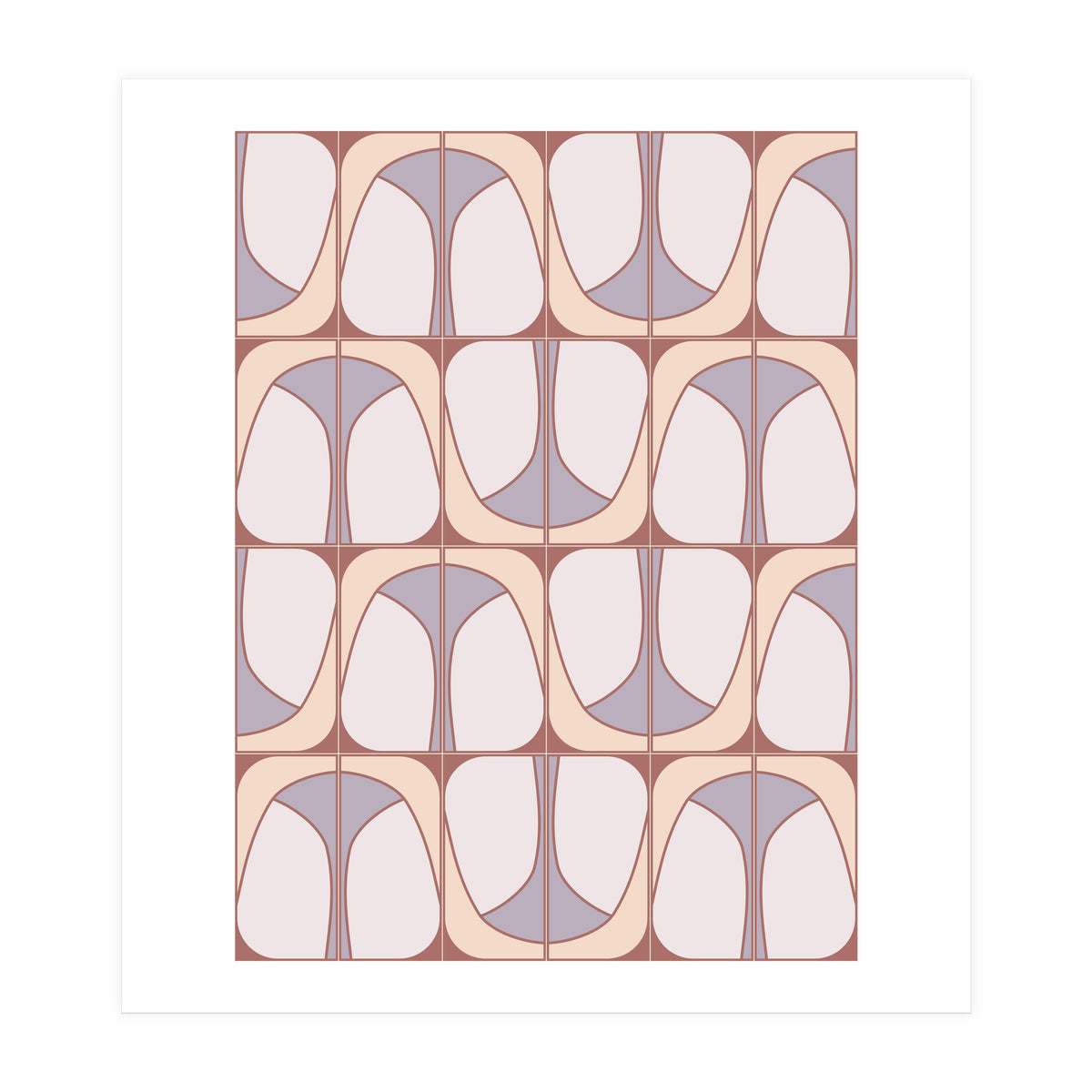 Romantic Deco Mixed Tiles (Print Only)